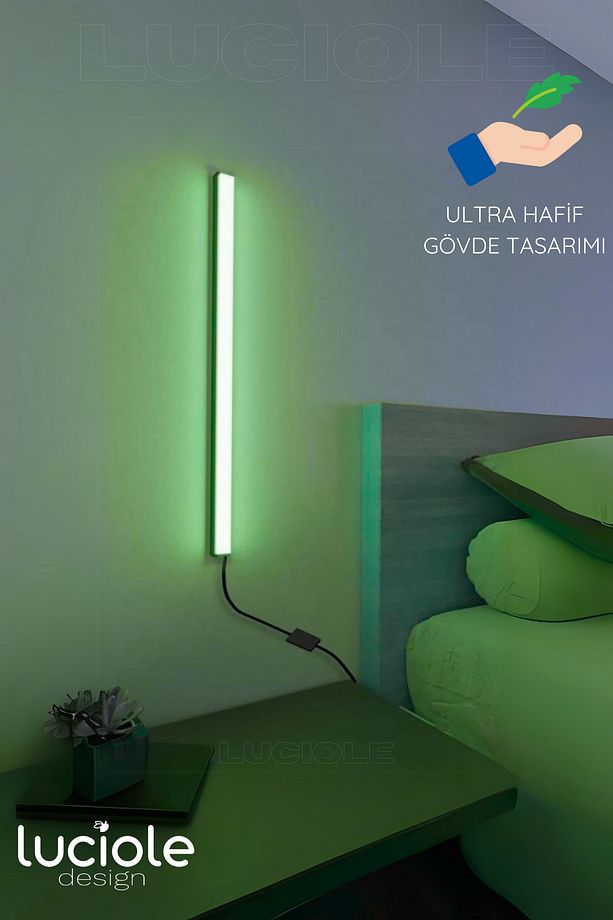 2 Adet Mini Led Lambader Uzaktan Kumandalı 4 Farklı Mod - 16 Farklı Renk Minis - 6