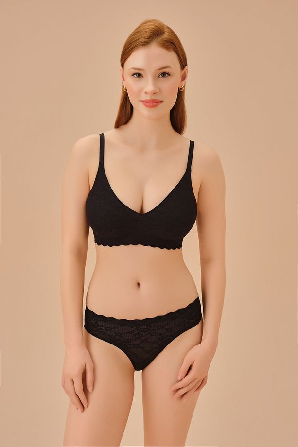 Invisible Soft Dantelli Slip Külot - 3