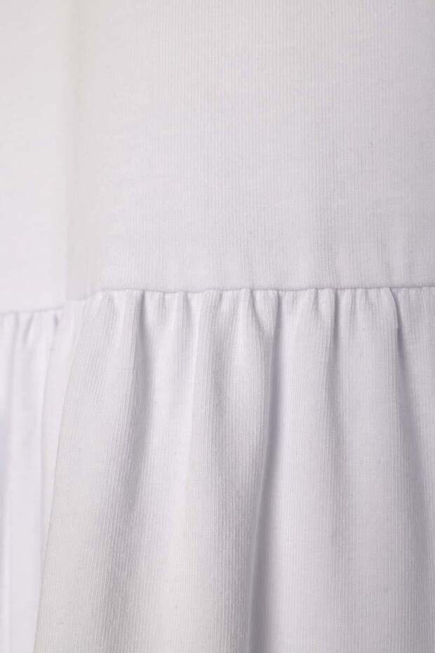 تونيك برباط من القطن الأبيض - 8