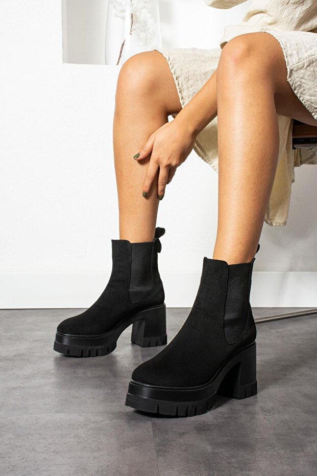 Merlin Siyah Süet Bot - 1