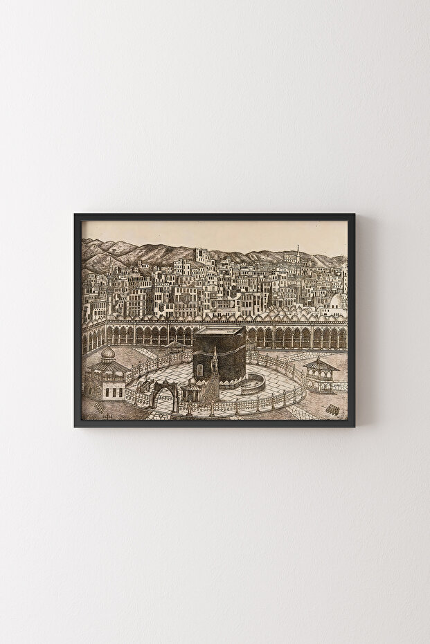 رسم الكعبة - الإطار الأسود