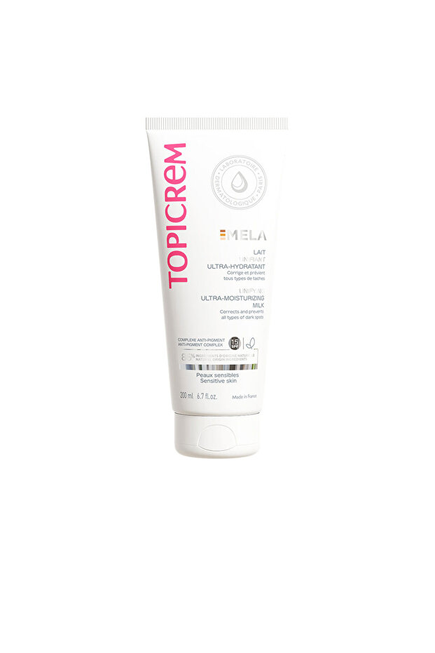 Mela Ultra Feuchtigkeitspendende Körpermilch - Spf15+ Topicrem 200 ml