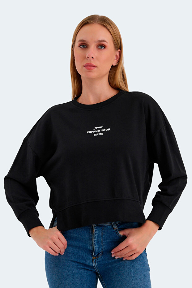 Vital Oversize Women's Sweatshirt Black