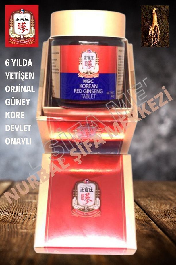 Kore Kırmızı Red Ginseng Tablet 120 Adet - 1