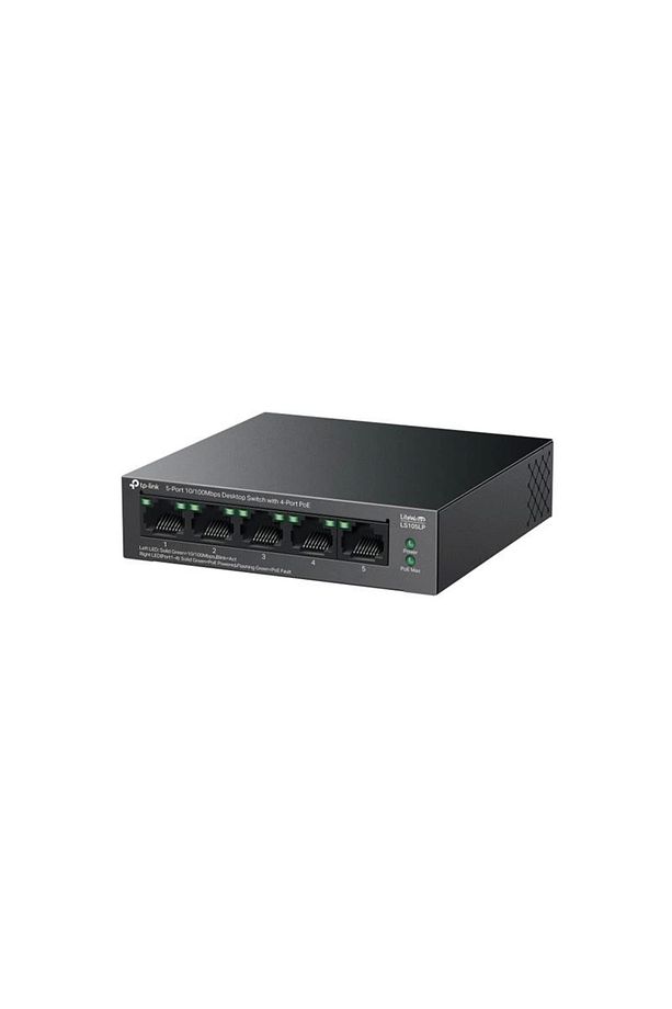 Ontech - Ls105lp 4 Port 10/100 1 Port Rj45 Uplınk 41w 250 Metre Poe Mesafe Metal Kasa Swıtc - 3