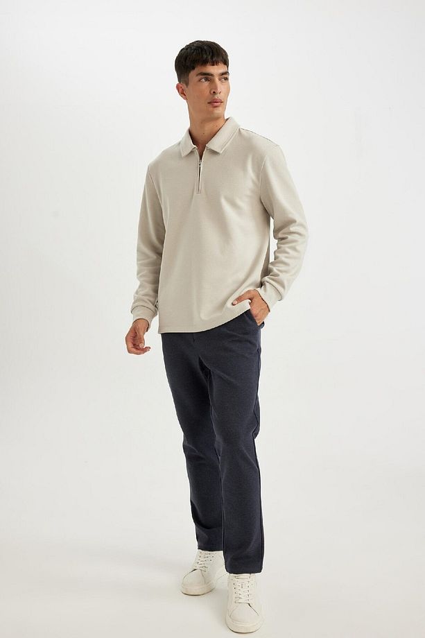 Kumaş Pantolon Tailored Regular Fit Normal Kesim Basic Düz Cepli Düz Paça D3707ax24au - 5
