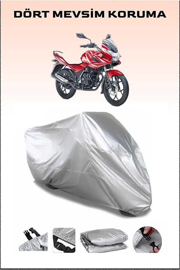 Motorcycle Cover/Engine Protector Compatible with Bajaj Discover 150 F