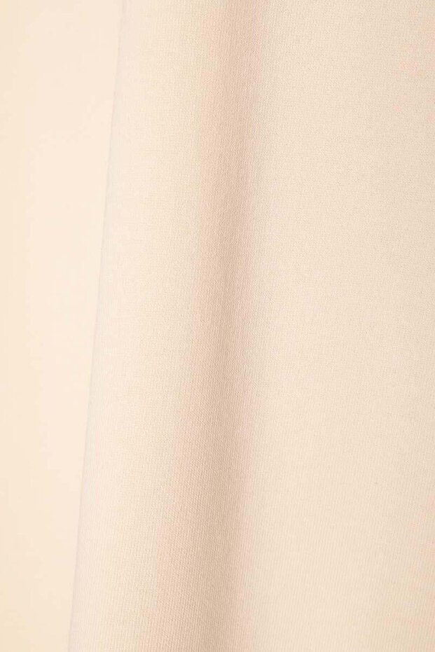 Ekru-Kapüşonlu Basic Elbise - 8