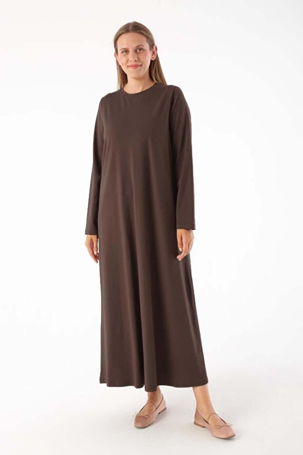 Rochie maro cu mânecă lungă - 2