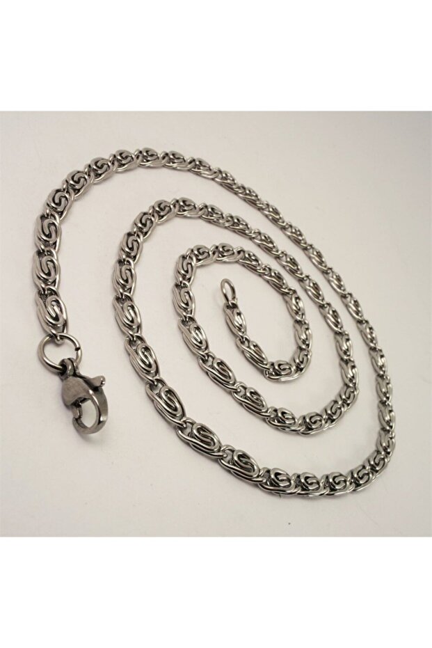 Men's New Spiral Model Stainless Steel Necklace