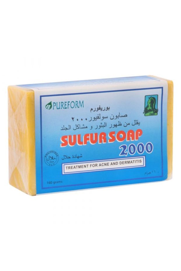Pureform Sulfur 2000 Body Soap, 160gm