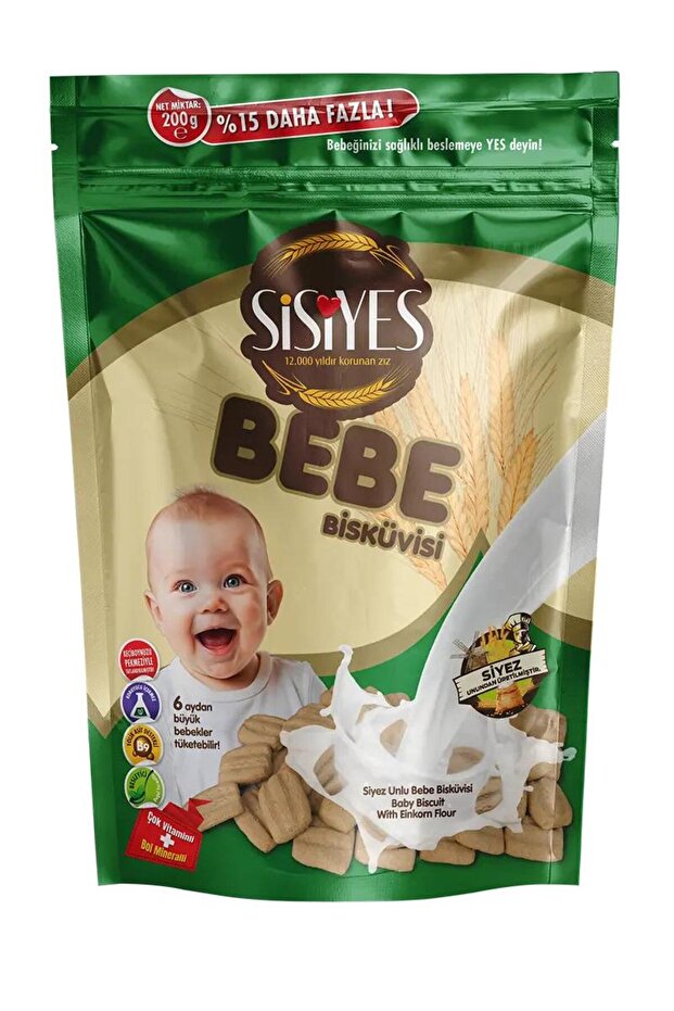 SiSİYES BEBE BİSKÜVİSİ 200G - 1