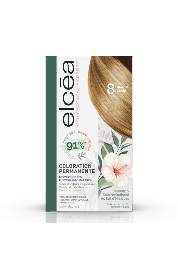 Elcea Coloration Expert Permanent Coloring, 1 Piece, 8 Light Blonde
