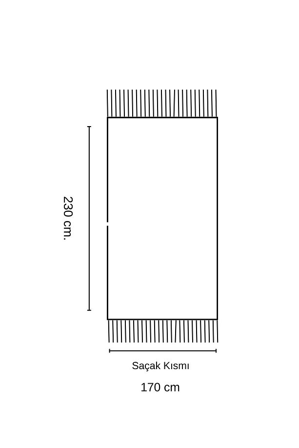 Sarı Pamuklu Dekoratif Koltuk Örtüsü Set 170x230 Boyutlu Optimal Kaymaz Tasarım (2 ADET) - 5