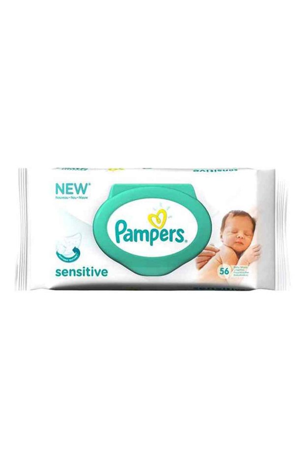 56 Wipes Sensitive Protect Baby Wipes Made with 100% Purified Water