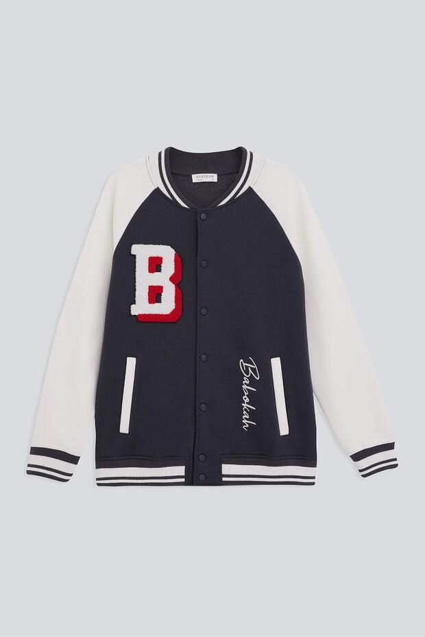 College Type Bomber Jacket - 5