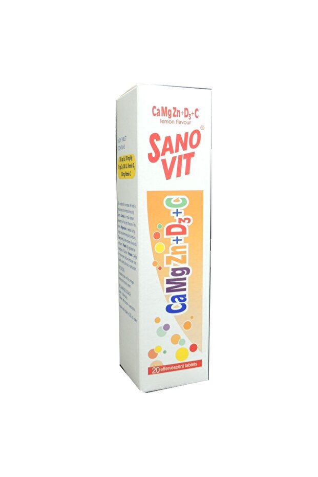 Sano Vit Calcium D Vitamins Tablets, 20 Tablets