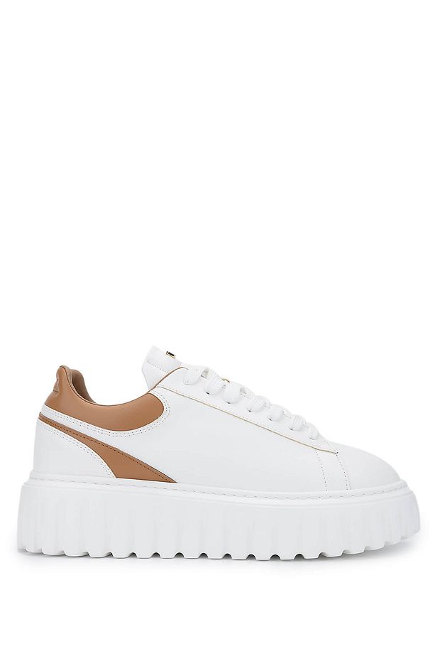 Kadın Deri/Suni Beyaz Sneakers & Spor Ayakkabı - 1