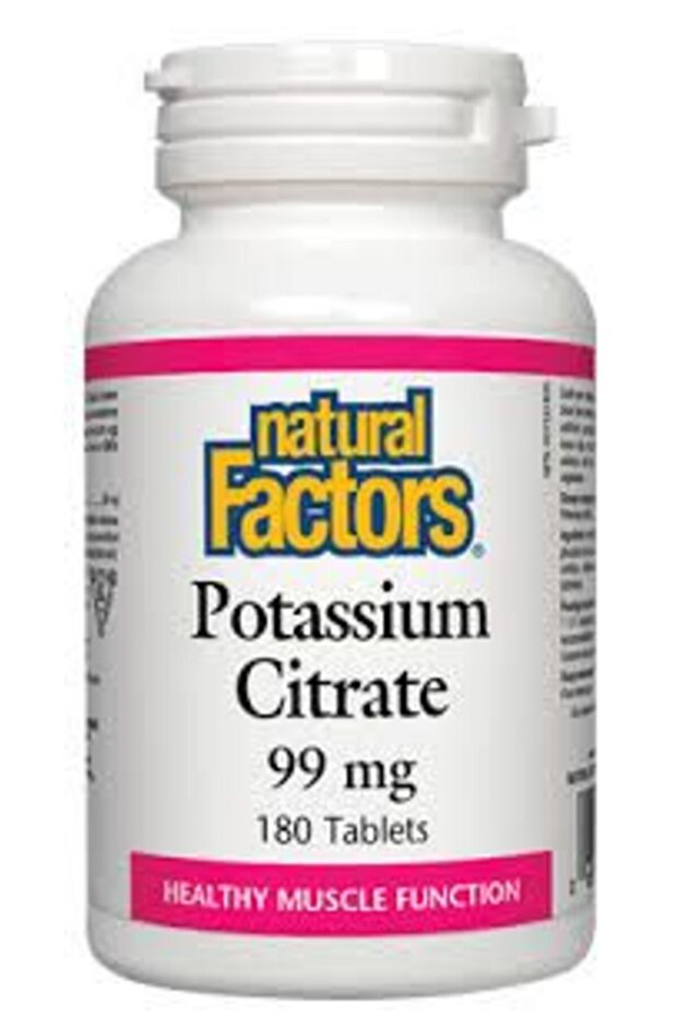 Potassium Citrate Supplement, 99mg, 180 Tablets