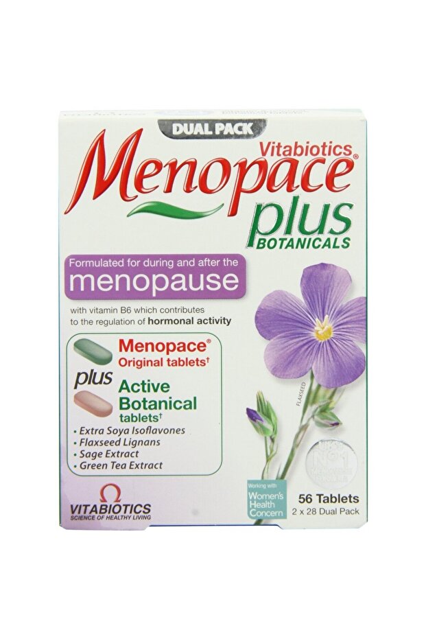 Menopace Plus Botanicals, 56 Tablets