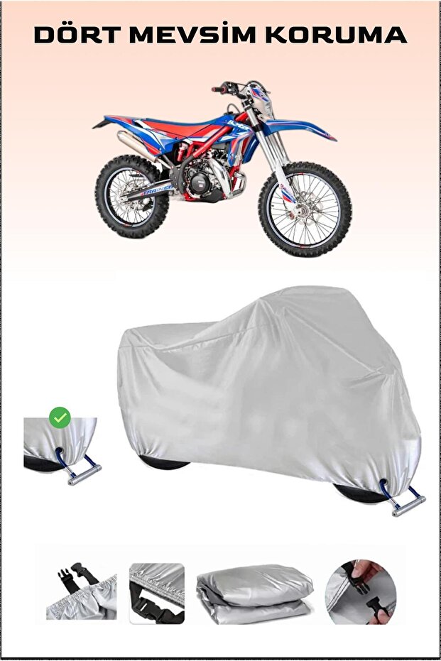 Beta RR 2T Enduro 250 - دراجة نارية مع قفل متوافق وآمن وقماش مقاوم للماء