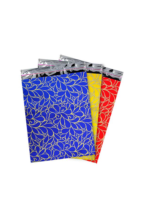 Metalize Desenli Metalize Lüks Poşet 7x9 Pakette 50 Adet - 2