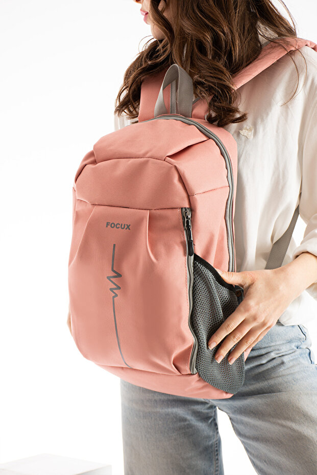 Nil-09 Outdoor (44Cmx25Cmx18Cm) Unisex Daily Backpack Sports Bag Multi-Purpose Bag Shadow