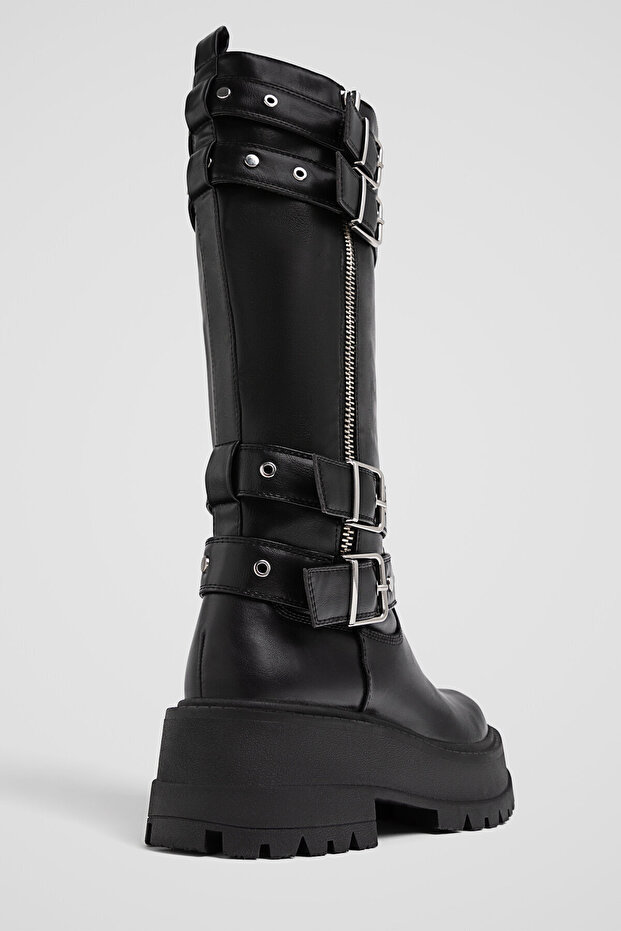 Tokalı düz bot - 5