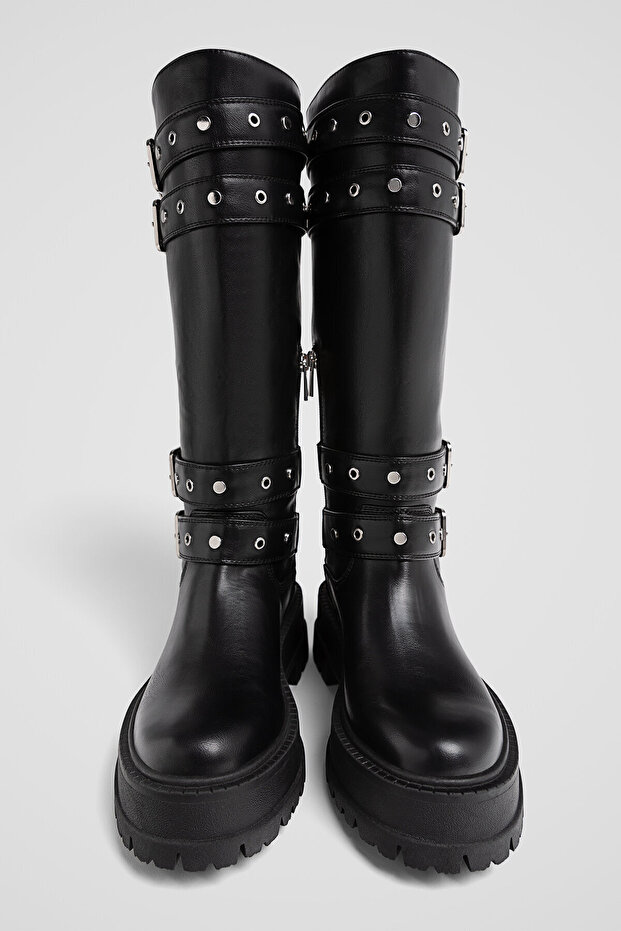 Tokalı düz bot - 4