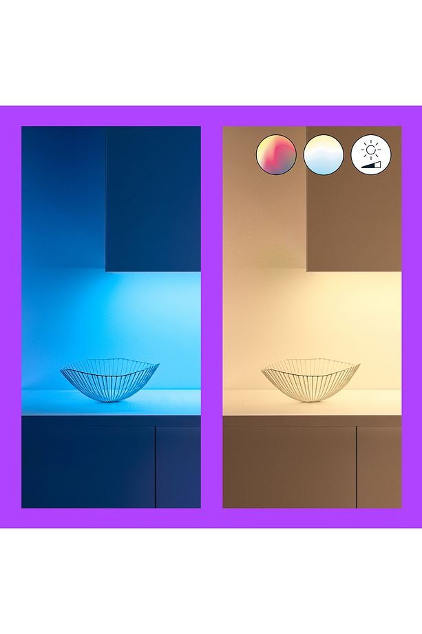 Renkli Ambiyans Akıllı Led Şerit 2 Metre (Güç Adaptörü dahildir) (Matter, Google Home, Alexa Uyumlu) - 4