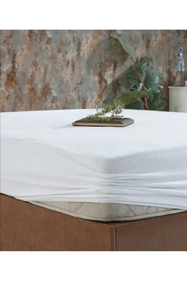 Fithed Yatak Alezi Yatağı Saran Tasarım Tek Veya Çift Kişilik Su Sıvı Geçirmez. - 3