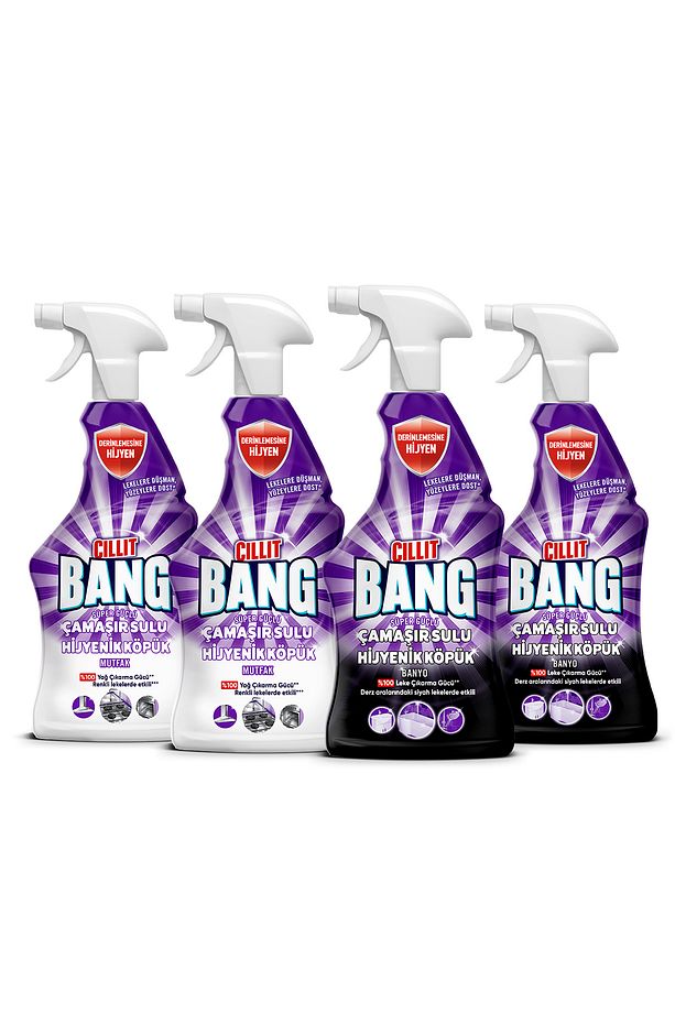 Dezenfektan Banyo Ve Mutfak Temizleyici Sprey Set 750 ml X 4 - 2