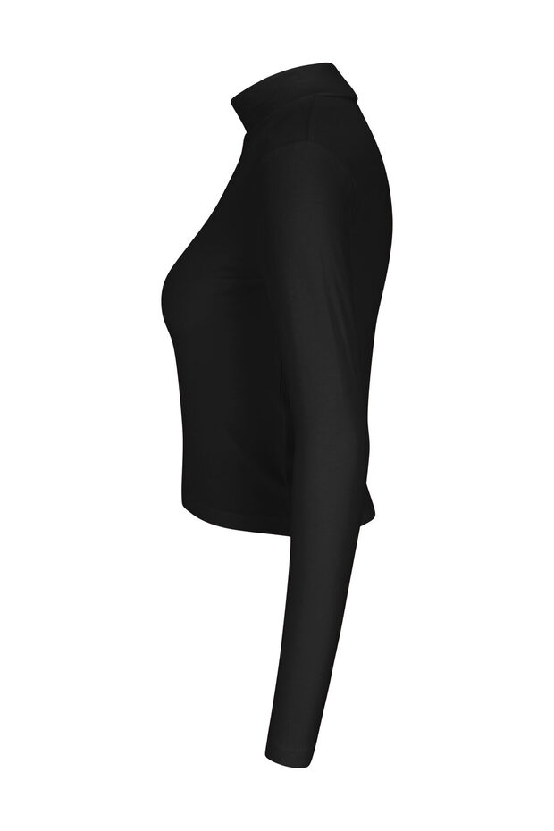 Linnuse Cropped Turtle Neck - 3