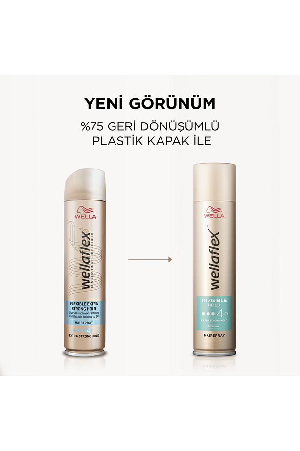 Wellaflex Invisible Hold Görünmez Tutuş Sağlayan Saç Spreyi Extra Strong Hold - 250 ml - 6