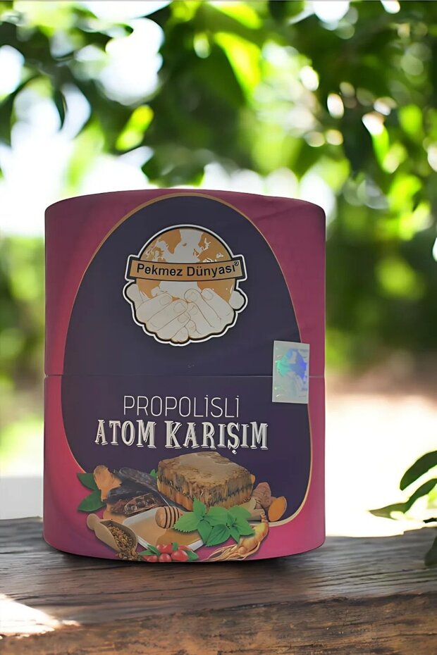Ballı Propolisli Atom Karışım – 30 Adet Tekli Paket, Güçlü Bitkisel Destek - 1