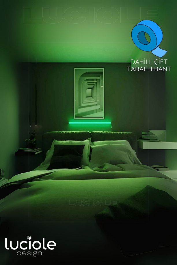 Rgb Led Abajur Aplik Gece Lambası Lambader Renkli Uzaktan Kumandalı Işık - Ledtube1 - 5