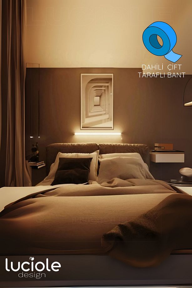 Rgb Led Abajur Aplik Gece Lambası Lambader Renkli Uzaktan Kumandalı Işık - Ledtube11 - 5
