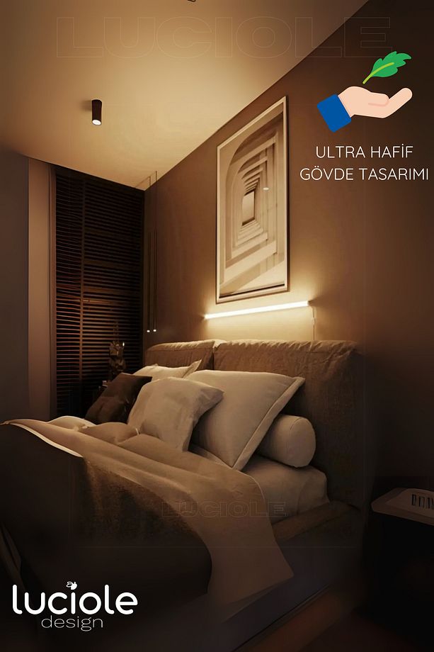 Rgb Led Abajur Aplik Gece Lambası Lambader Renkli Uzaktan Kumandalı Işık - Ledtube1 - 6