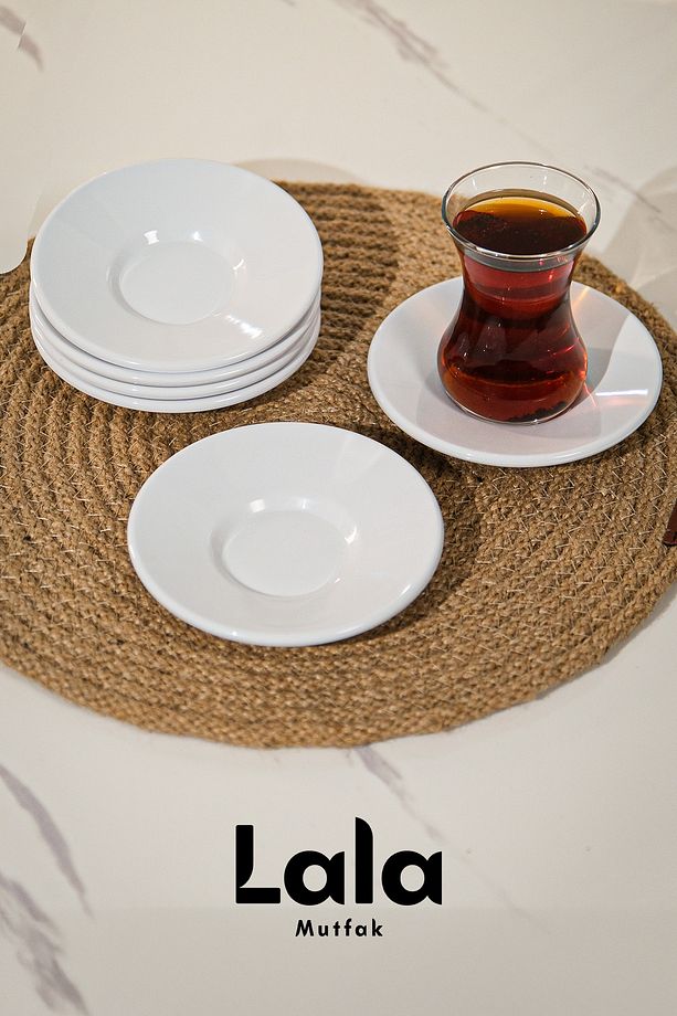 Gözde Çay Tabağı (6'LI, KIRILMAYA DAYANIKLI) - 1