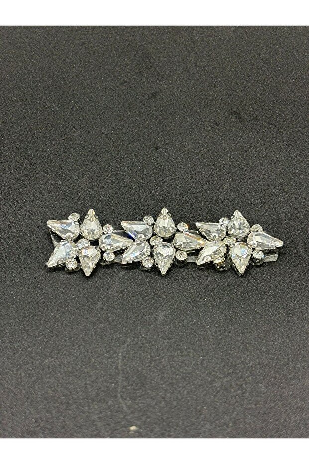 Iron-On Shiny Stone Sconce Crystal Stone Shoe, Bag and Clothing Accessory (8.5X3 Cm.)