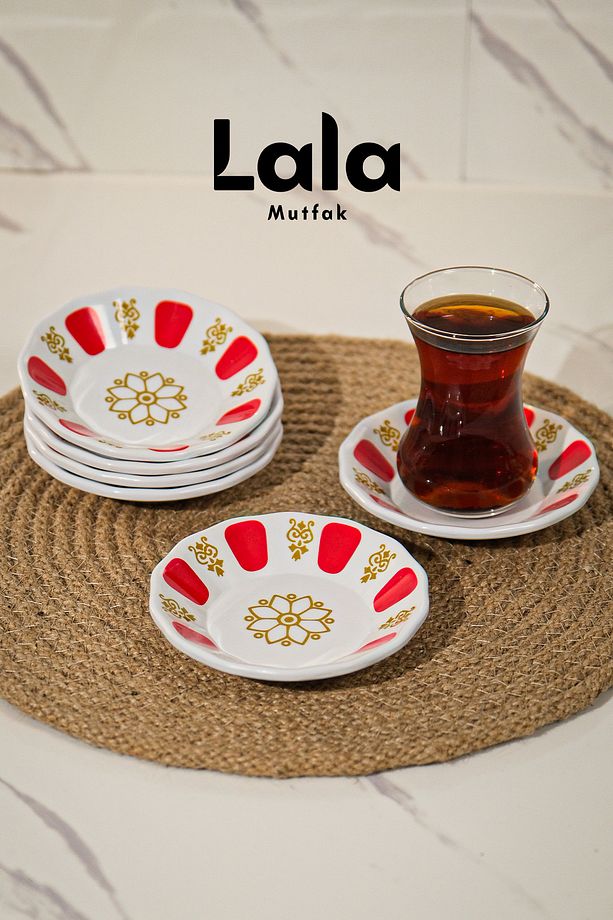 Kahveci Çay Tabağı (6'LI, KIRILMAYA DAYANIKLI) - 2