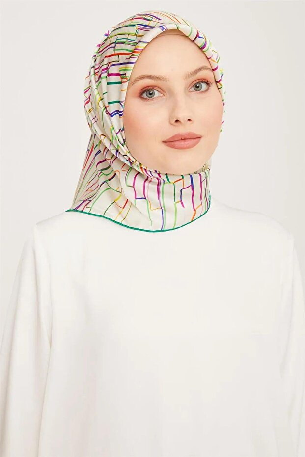 ARMİNE TWİLL İPEK EŞARP 2024 KIŞ SEZONU 9027D02-31 - 1