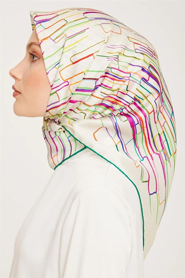 ARMİNE TWİLL İPEK EŞARP 2024 KIŞ SEZONU 9027D02-31 - 3