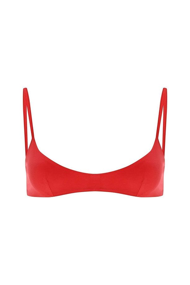 GO HOME AND CRY BRA IN RED Kırmızı Jarse Askılı Üst - 1