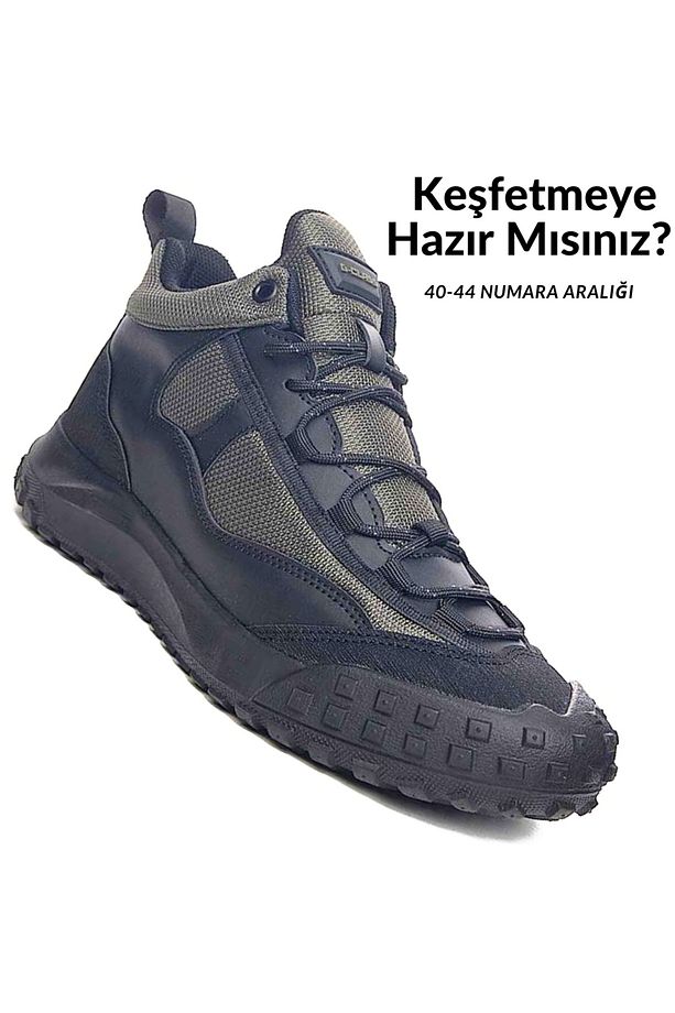 Erkek Su Geçirmez Kaymaz Taban Kışlık Ayakkabı RM0558 - 1