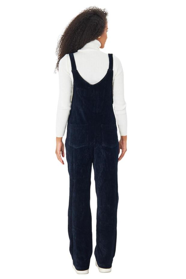 PLNL6111 - Kadife Örme Salopet - 4