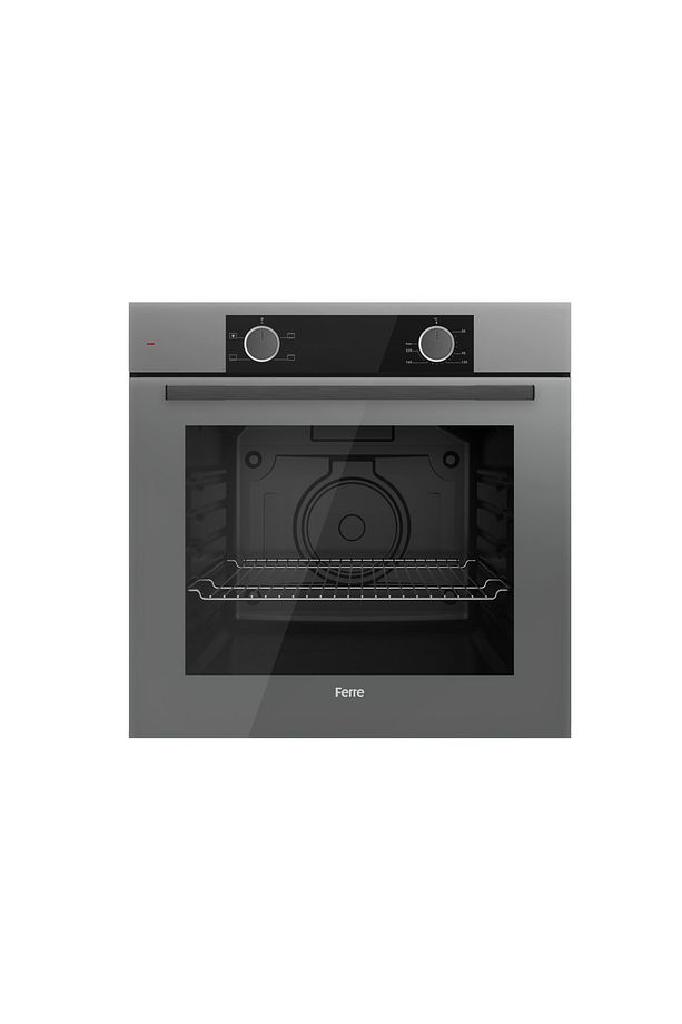 Verona Plus Gri Cam 3'lü Ankastre Set ( XE61CPR-CS208-D079 ) - 2