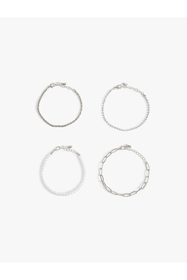 Set of 4 Chain Bracelets