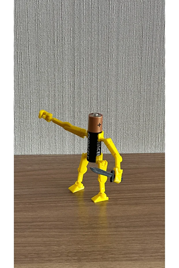 Pil Robot Figürü  (Pil Dahil Değildir!) - 1