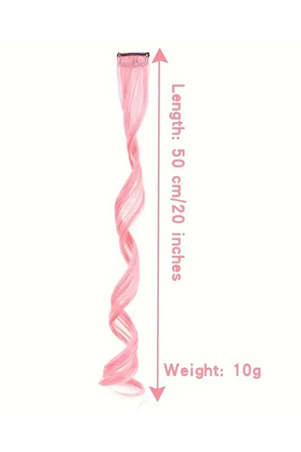 Dalgalı Çıtçıtlı Saç Postiş 50 cm - 2